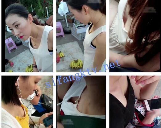 【高抄离罩】刁钻角度t拍 上下一起抄粉色内裤有点透黑毛