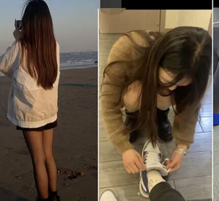 6.12最新！江苏盐城的四眼美腿丝袜03年纯妹子，，生活照还很乖巧，床上很浪荡，反差极大