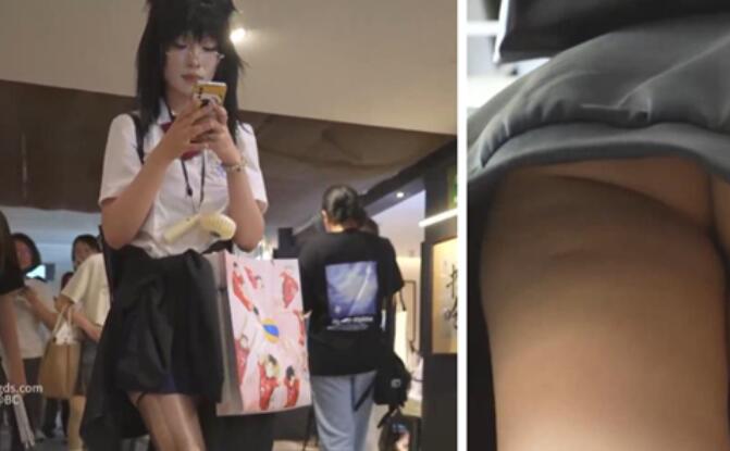 ❤️精品推荐❤️『BCbananacat』街拍抄底系列3位美女少妇无内逛街3V