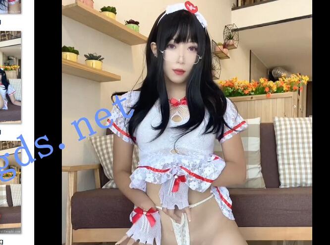 ஐMoney冷冷ஐ最新作品白网护士+蕾丝裙 剃毛了阴户若隐若现